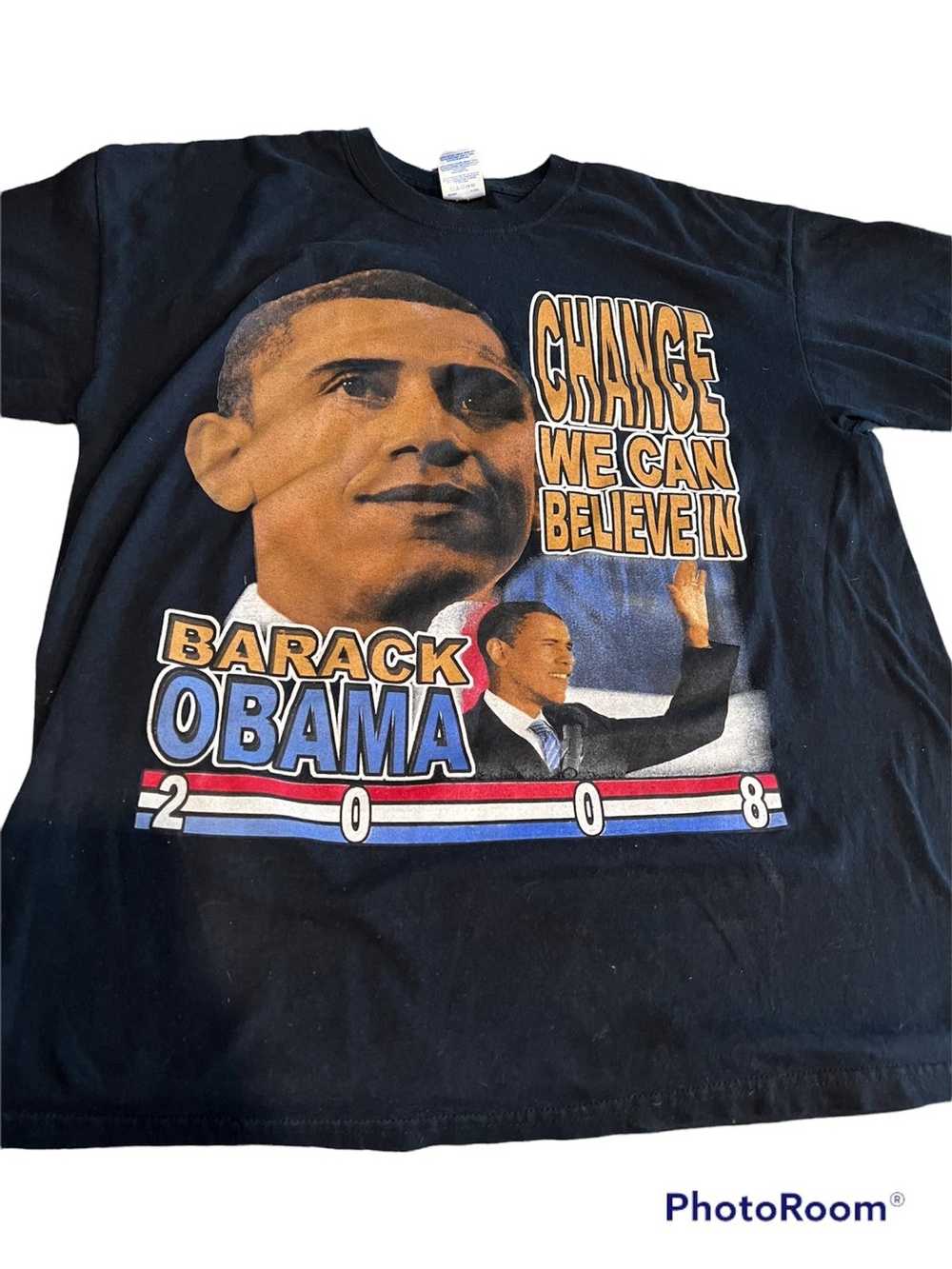 Vintage Vintage Barack Obama Rap Tee - image 1