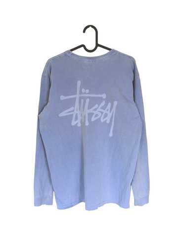 Stussy Stussy long sleeve tshirt baby blue washed… - image 1