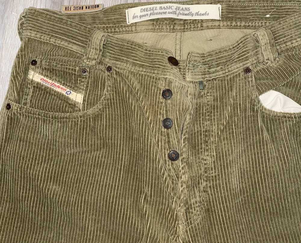 Diesel Vintage Green Corduroy Jeans - image 4