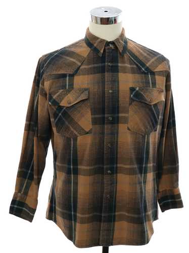 1990's Painted Mesa Mens Cotton Flannel Western Sh