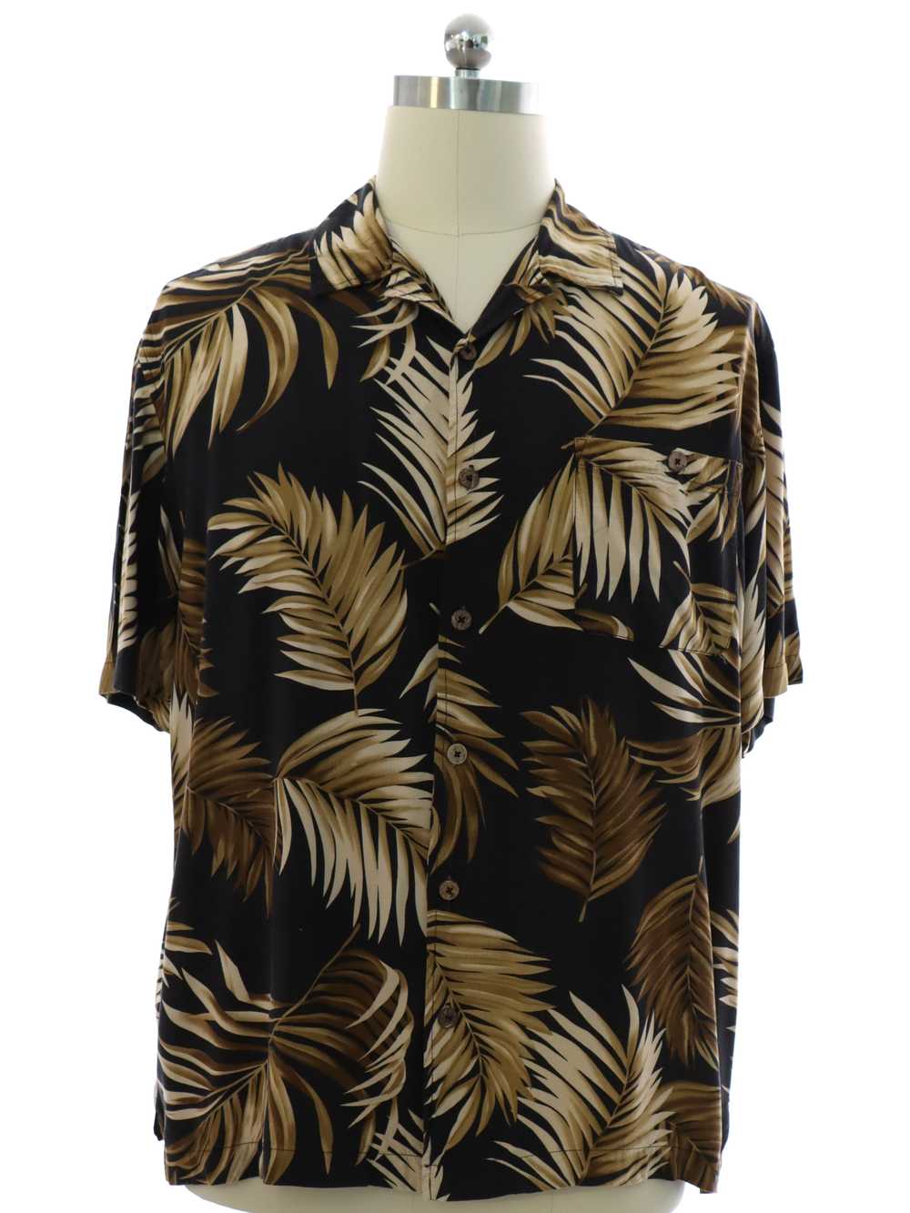 1990's Montego Joe Mens Montego Joe Rayon Hawaiia… - image 1