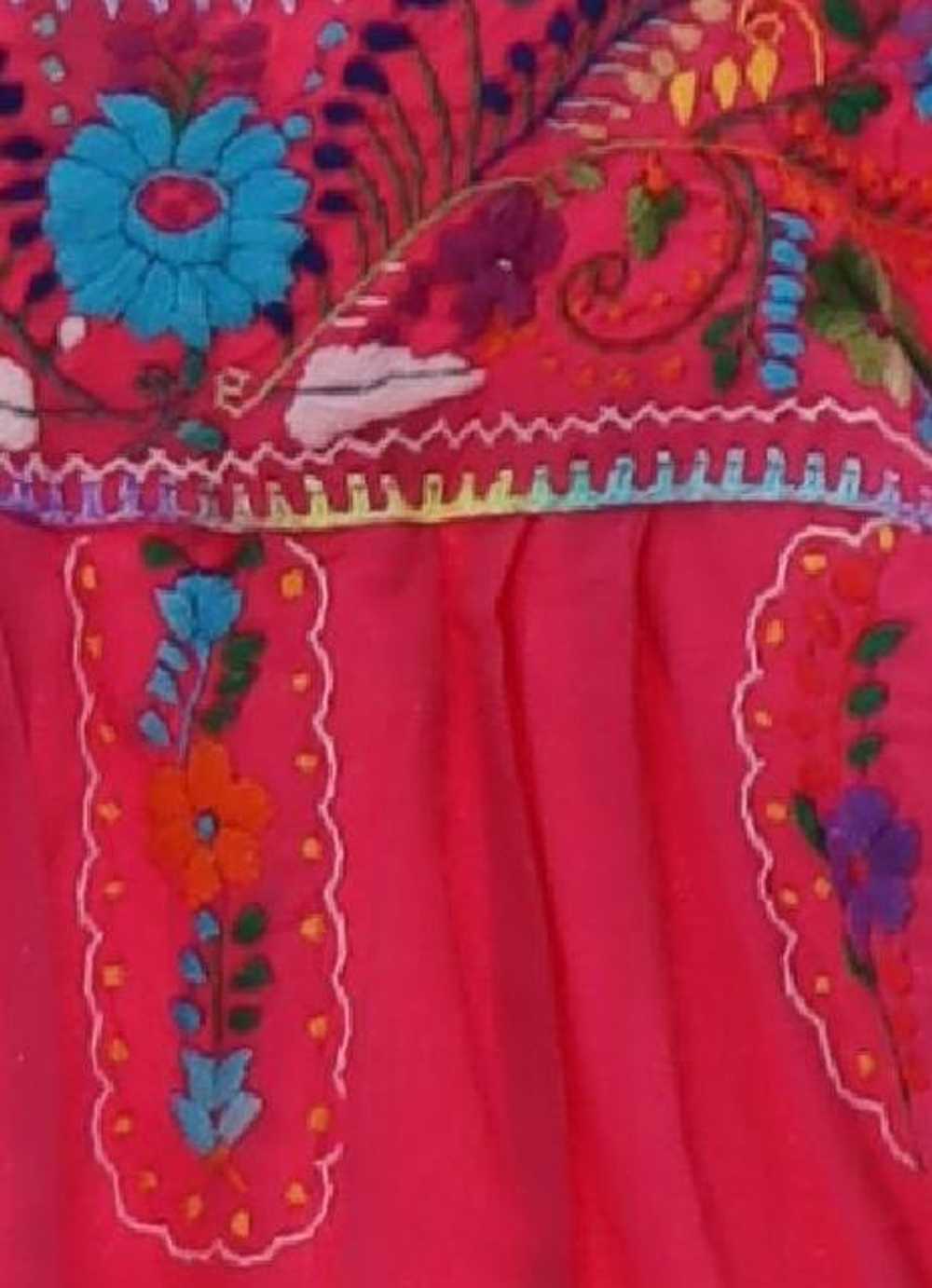 1990's Womens/Childs Huipil Style Dress - image 2