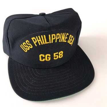 貴重60s〜80s USA製ニューエラ　USS BOXER LHD 4 キャップ ニューエラ（NEW ERA）（メンズ、レディース）カジュアル