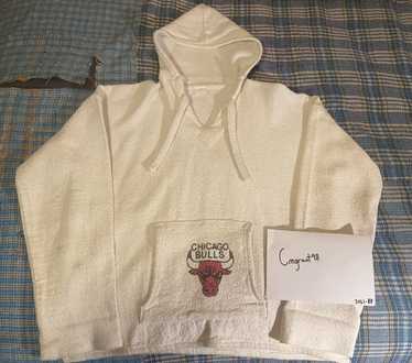 Vintage 1990s Chicago Bulls NBA Embroidered Hoodie / Color 