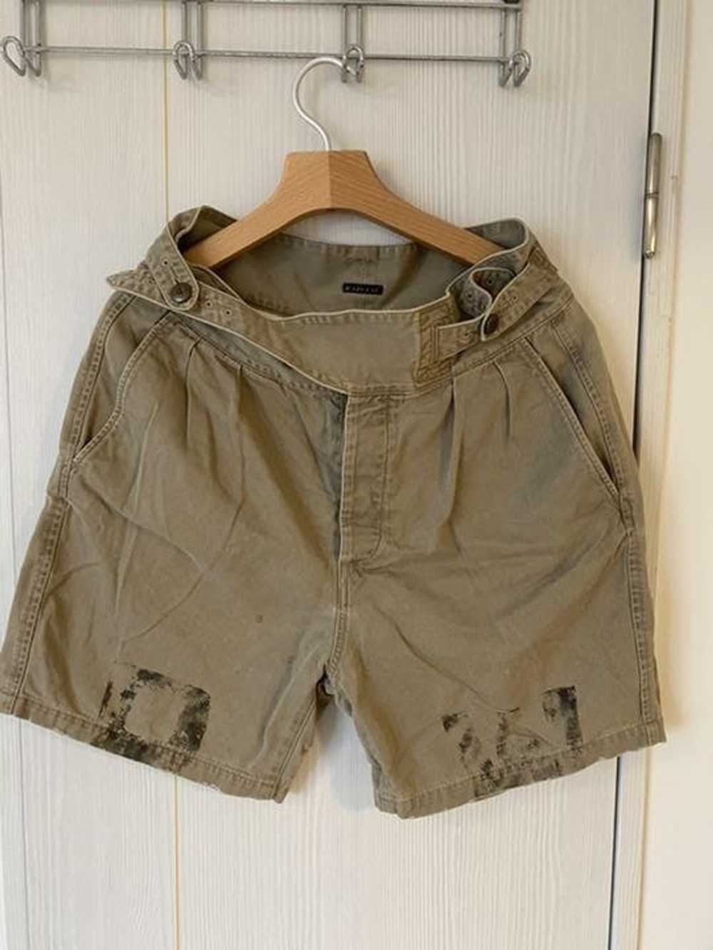 Kapital Belted Military Shorts - image 1