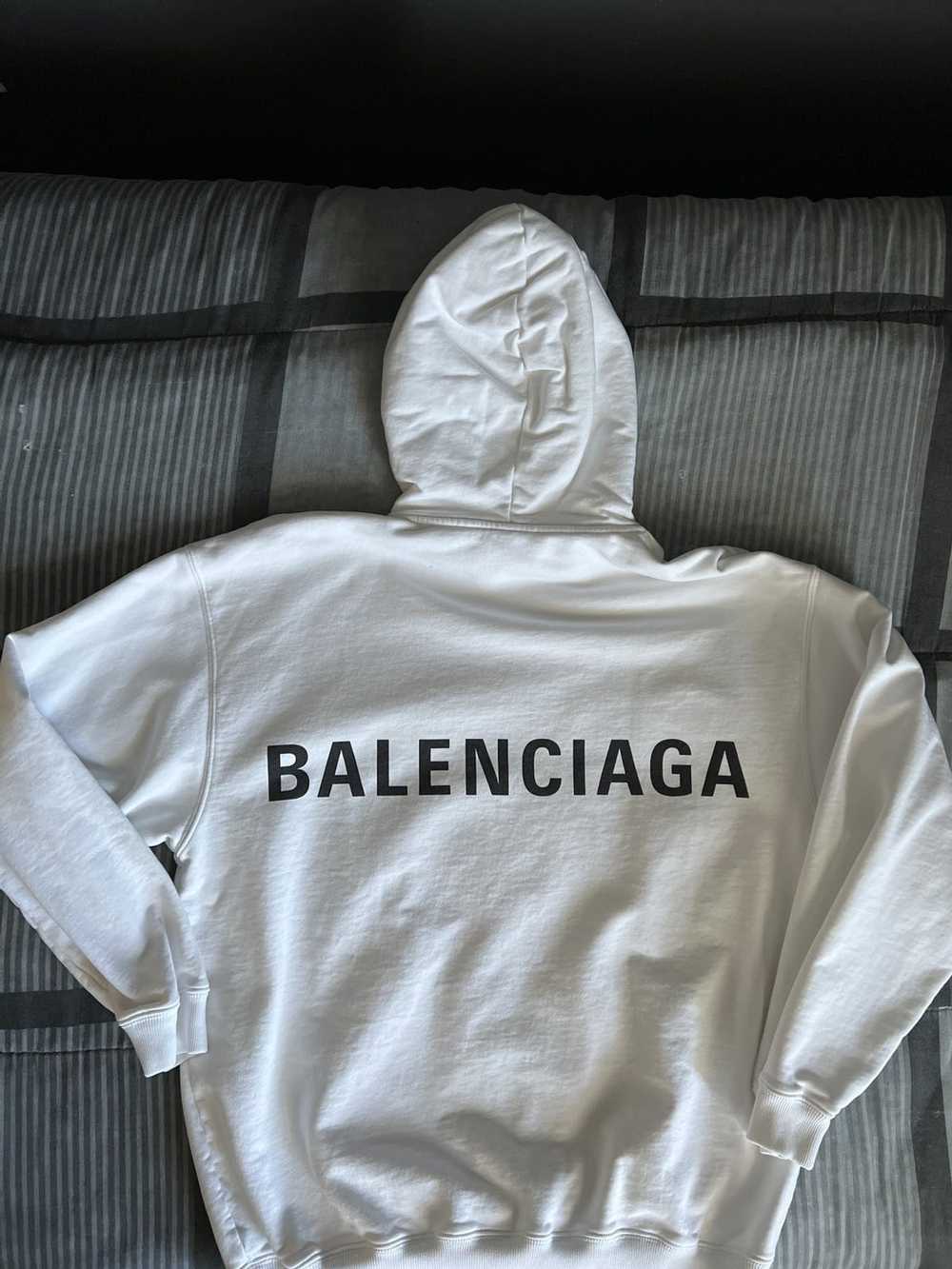 Balenciaga Balenciaga Men's Logo Hoodie Sweatshir… - image 2