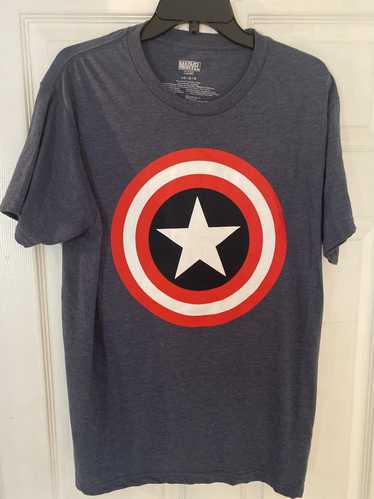 Captain America Classic Shield Logo Adult Tank Top 