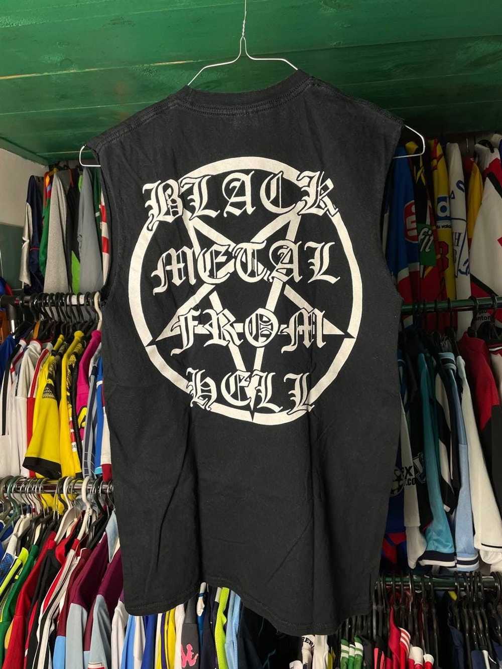 Gildan × Rock T Shirt × Vintage Vintage Gildan black … - Gem