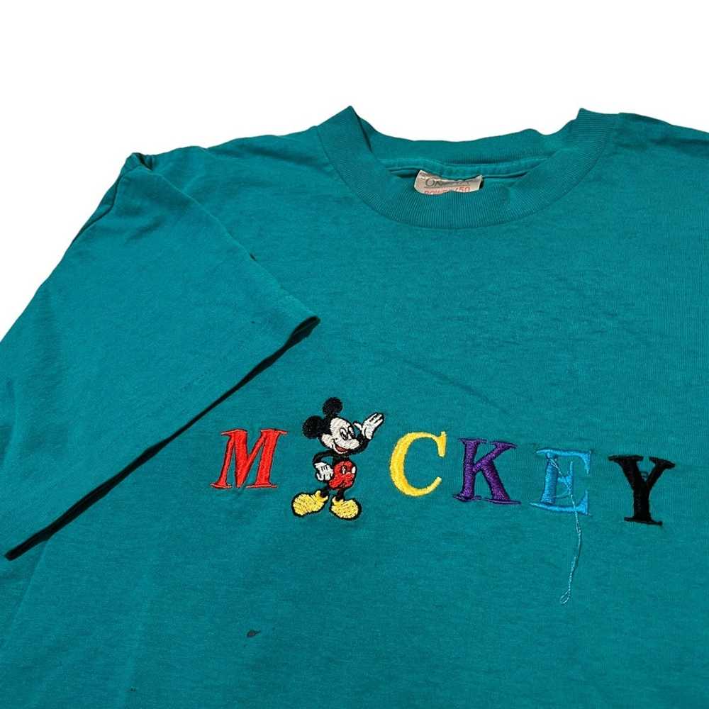 Mickey Mouse × Vintage 90s Mickey Mouse Spellout … - image 3