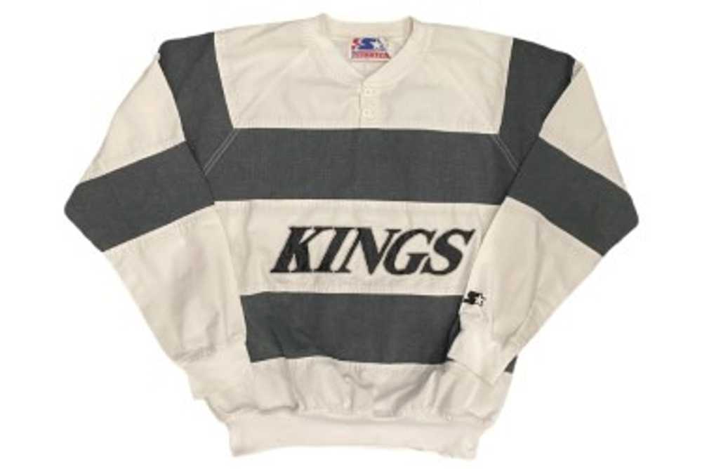 Starter Los Angeles Kings 1/4 Button L/S - image 1