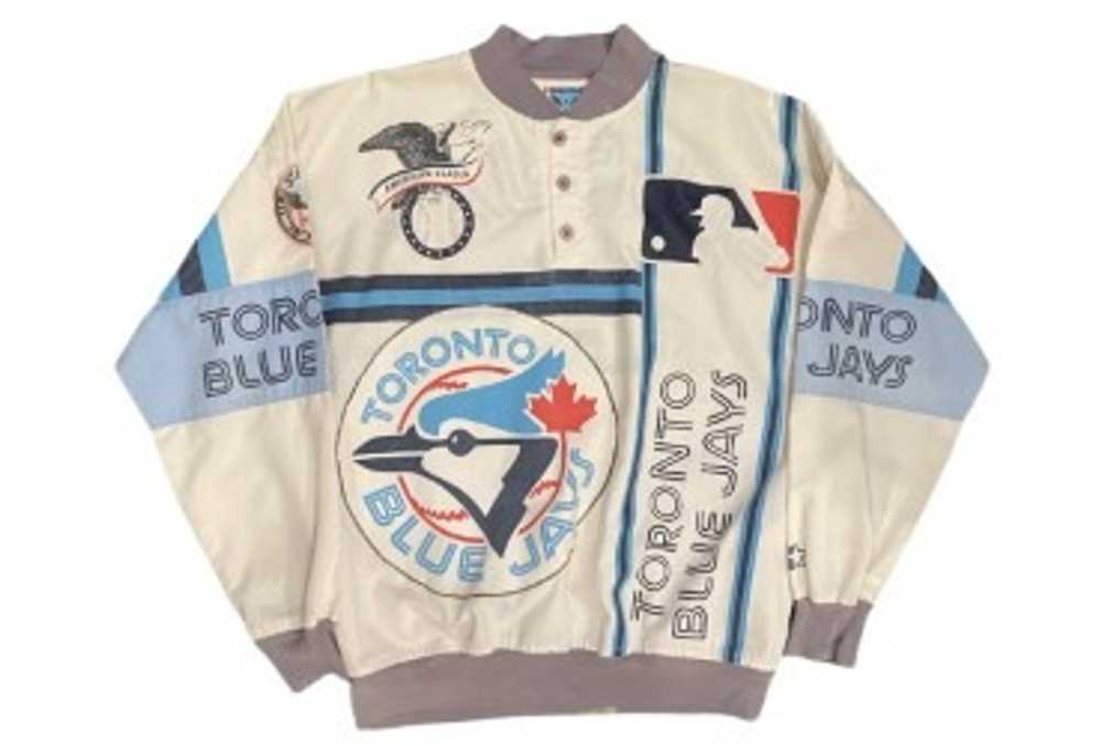 Starter Toronto Blue Jays 1/4 Button L/S - image 1