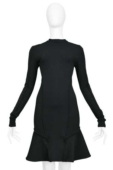 BALENCIAGA BY NICOLAS GHESQUIERE BLACK SCUBA DRESS