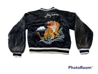 Sukajan Souvenir Jacket VINTAGE TIGER VELVET SUKA… - image 1