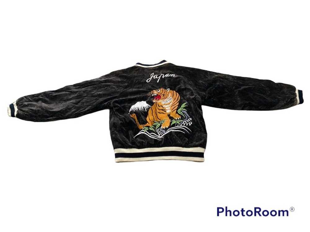 Sukajan Souvenir Jacket VINTAGE TIGER VELVET SUKA… - image 5