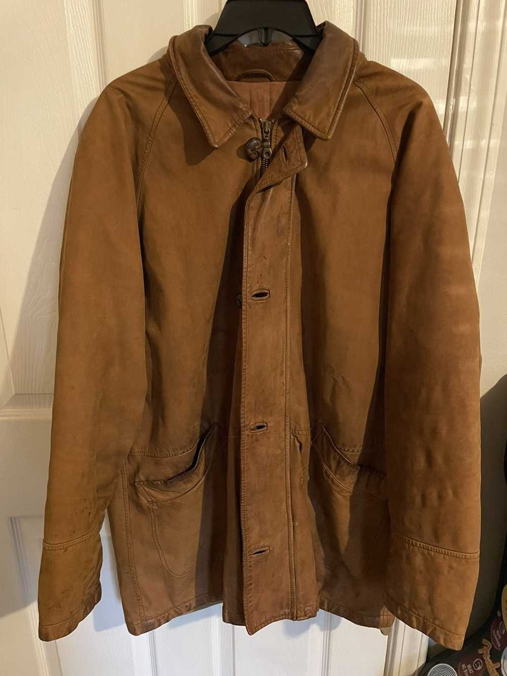 Ysl Pour Homme Light Brown YSL Leather Jacket - image 2