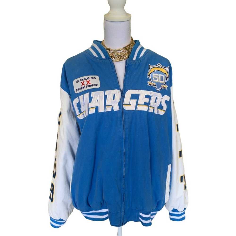 NFL RARE 80s Charges jacket - image 1