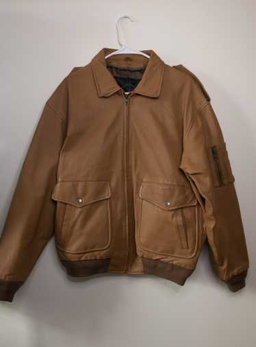 Vintage Leather military jacket