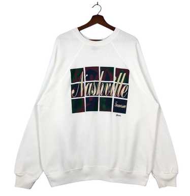 Vintage Vintage Nashville Tennessee Sweatshirt Cr… - image 1