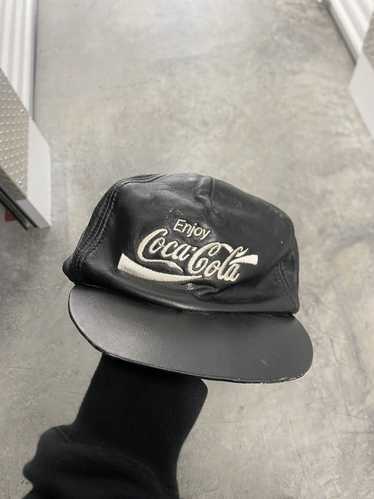Coca Cola × Vintage 90s Coca-Cola Leather Hat