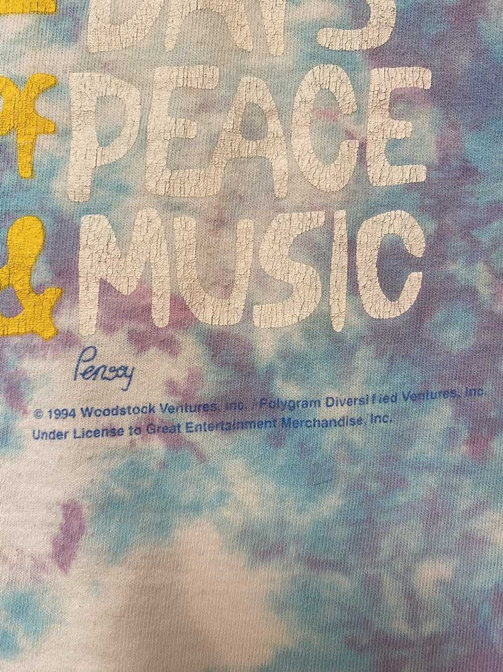 Band Tees × Rare × Vintage Woodstock 1994 Shirt R… - image 4