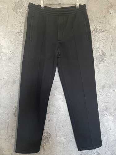 Helmut Lang Black Neoprene Sweatpants with Grey St