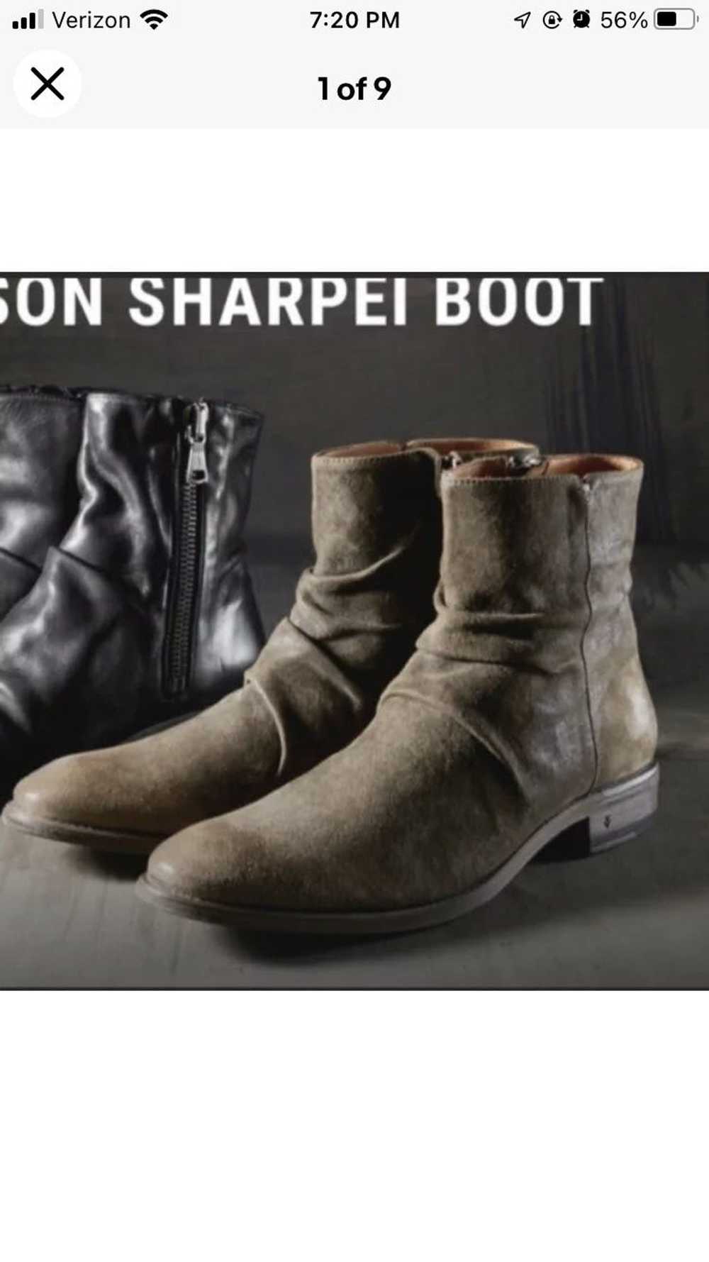 John Varvatos Morrison Sharpei boot 9.5 - image 1