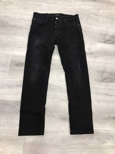 Iro IRO black Distressed Stretch Slim Jeans Size 3