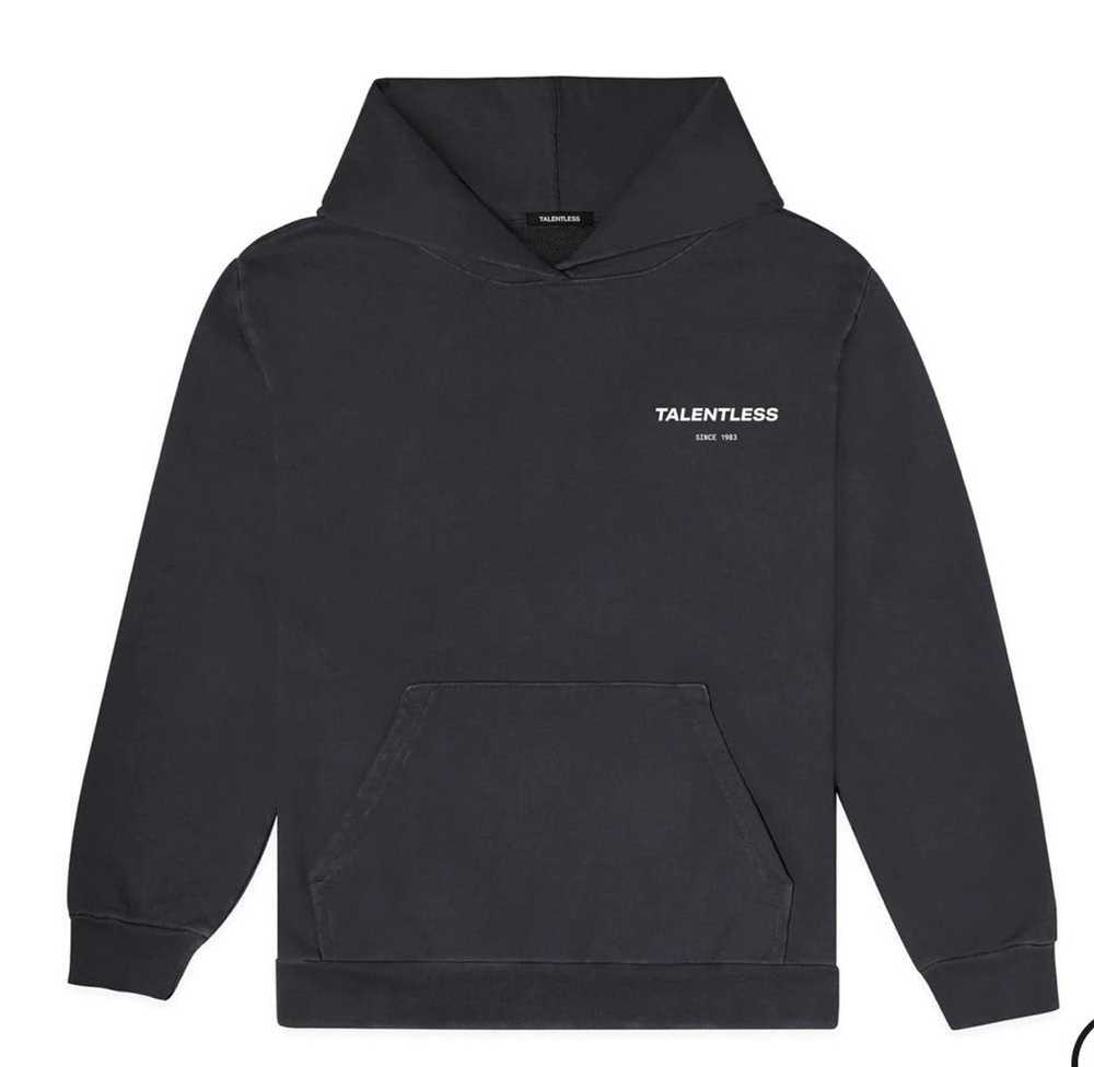 Streetwear Talentless black hoodie - Gem