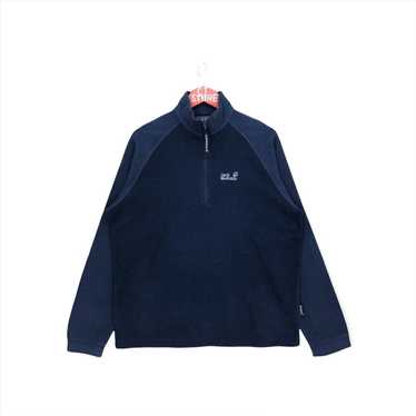 Jack Wolfskins × Vintage Jack Wolfskin Halfzip Fl… - image 1