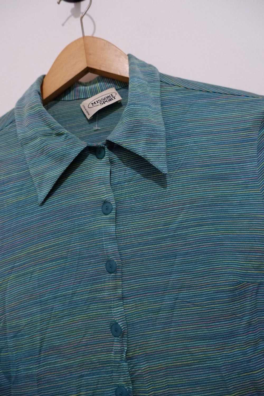 Missoni Vintage Missoni Sport Button Shirt Knitted - image 3