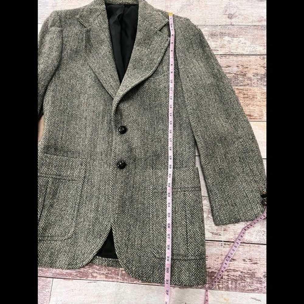 Vintage Vintage Harris Herringbone Tweed Virgin W… - image 5