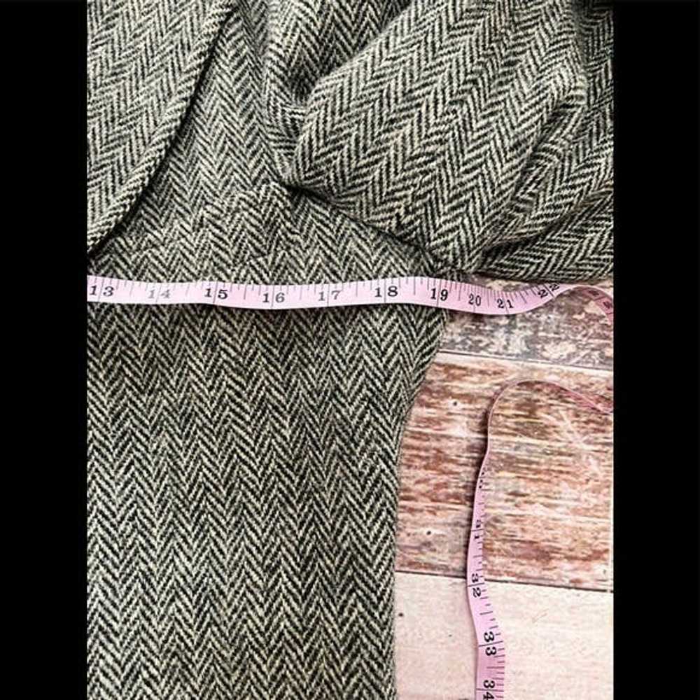Vintage Vintage Harris Herringbone Tweed Virgin W… - image 6