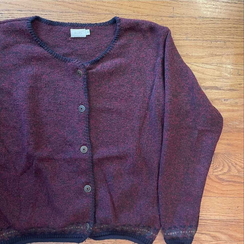 Vintage Vintage ALPS Cardigan Sweater Women's Med… - image 1