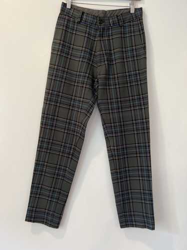Undercover Undercover Plaid Pants W/ Raw Hems “Exc