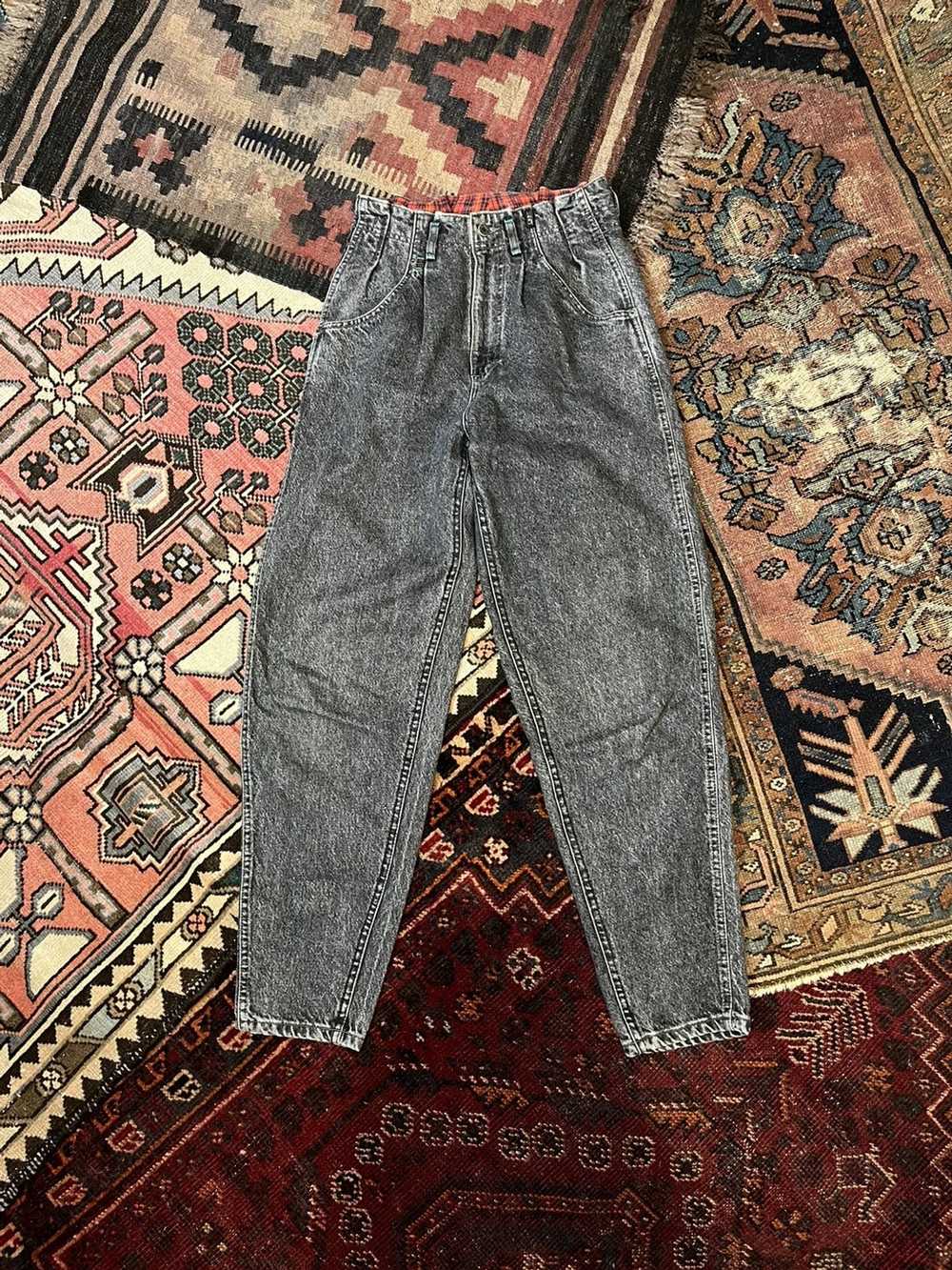 Lee × Made In Usa × Vintage Vintage Lee acid wash… - image 1