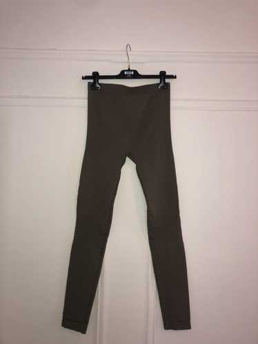 Rick Owens Grey Rib Leggings