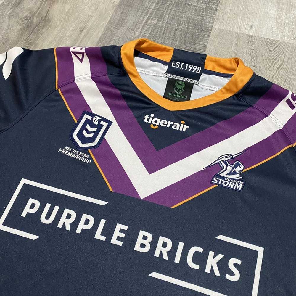 Jersey Melbourne Storm Purple Bricks Australia Ru… - image 3