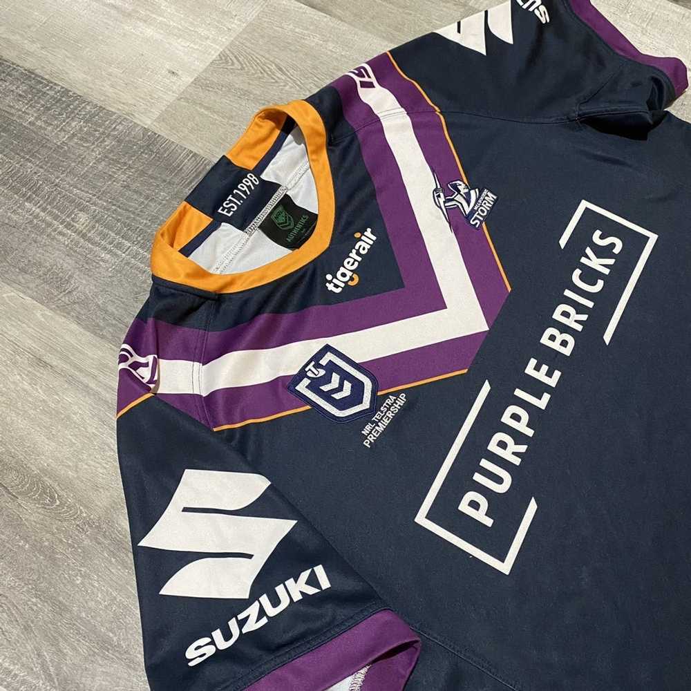 Jersey Melbourne Storm Purple Bricks Australia Ru… - image 4