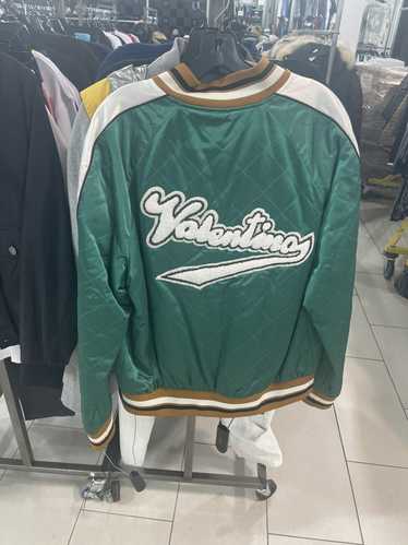 Valentino Valentino Baseball Jacket with Logo embr
