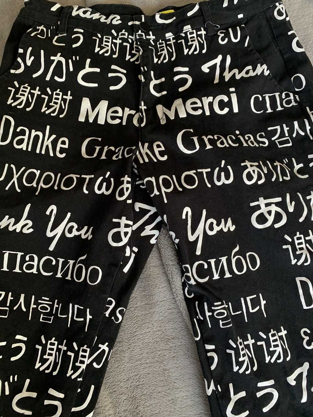 Market Chinatown Market Multi Language Pants - image 4