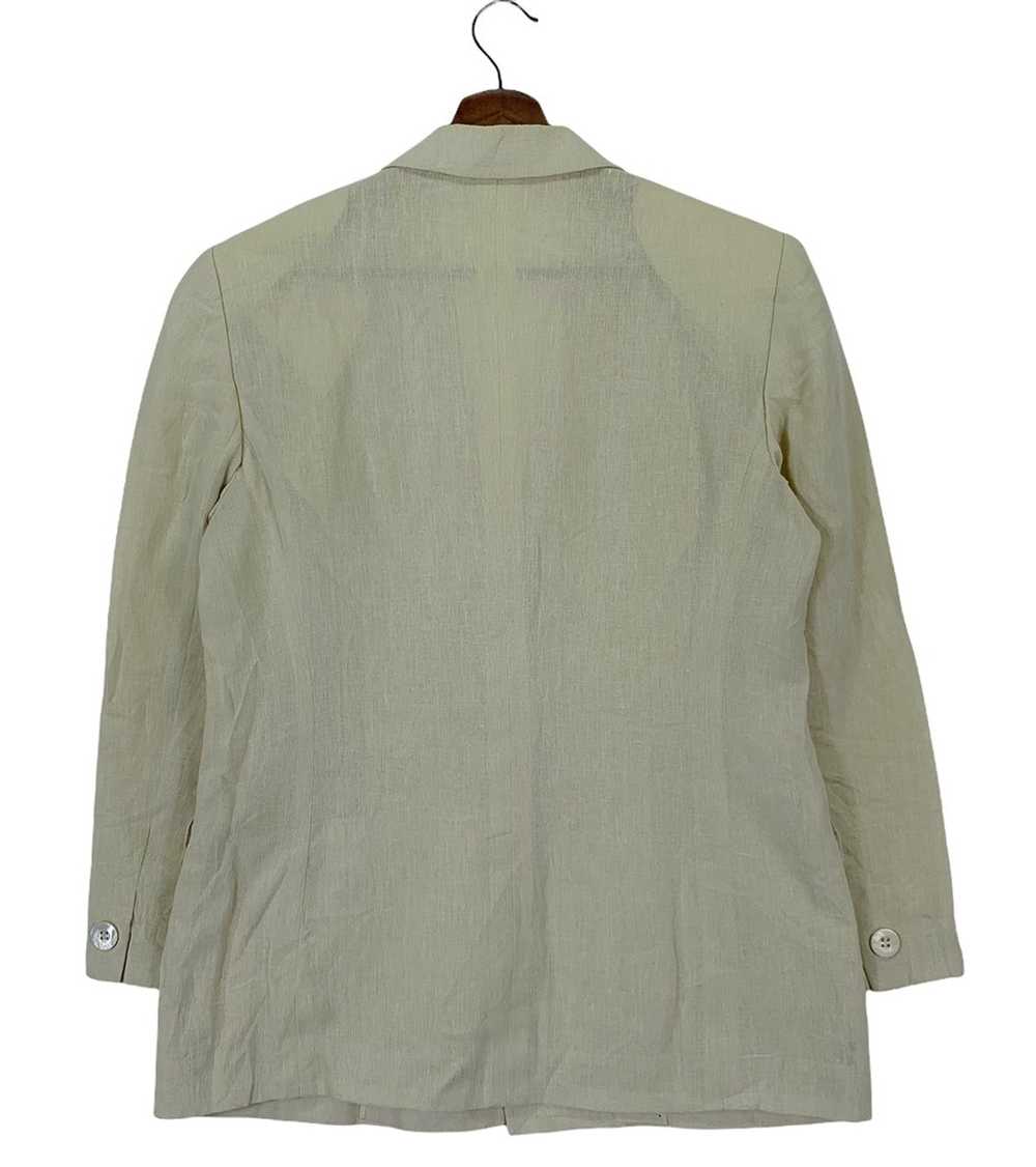 Burberry Vintage Burberrys Luxury Linen Blazer Co… - image 10