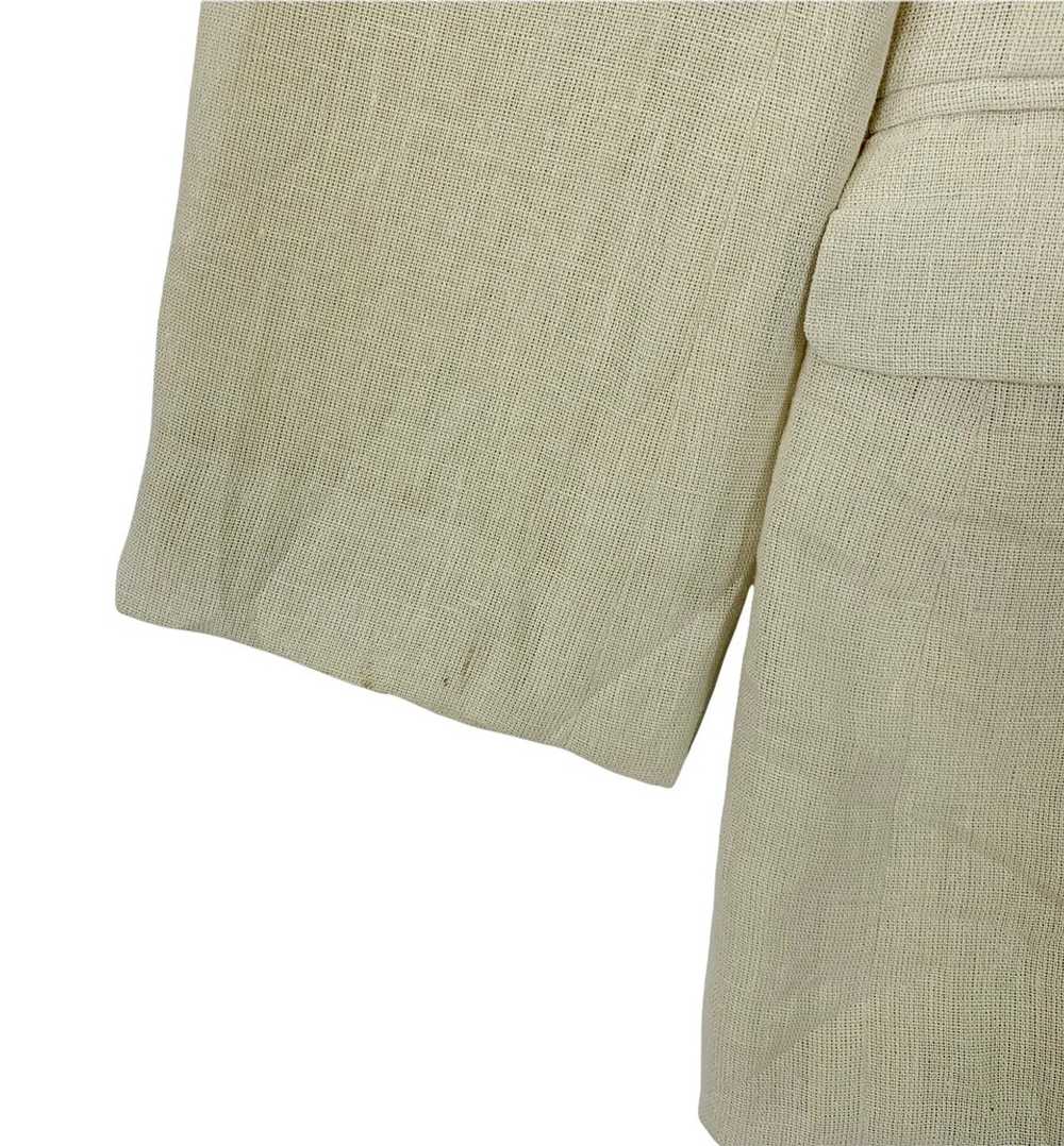 Burberry Vintage Burberrys Luxury Linen Blazer Co… - image 6