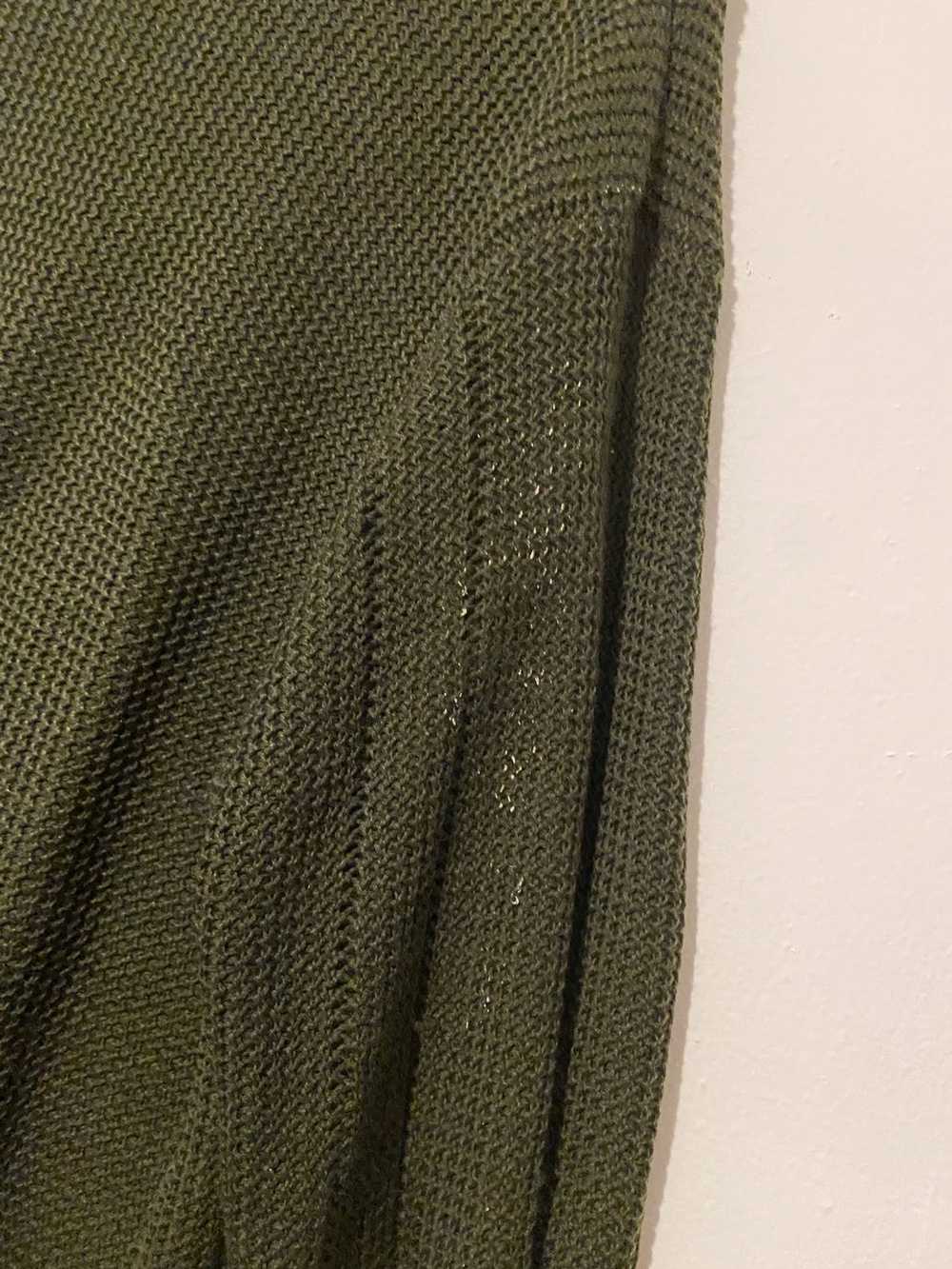 Vintage Vintage olive green cardigan - image 4