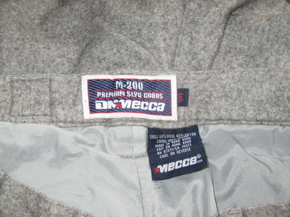 Mecca Rare Vintage 1990s Mecca Hip Hop Rave Wool … - image 9