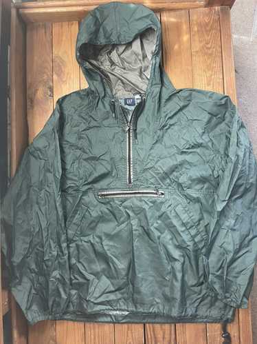 Gap × Vintage Vintage 90s Gap Green Hooded Anorak 