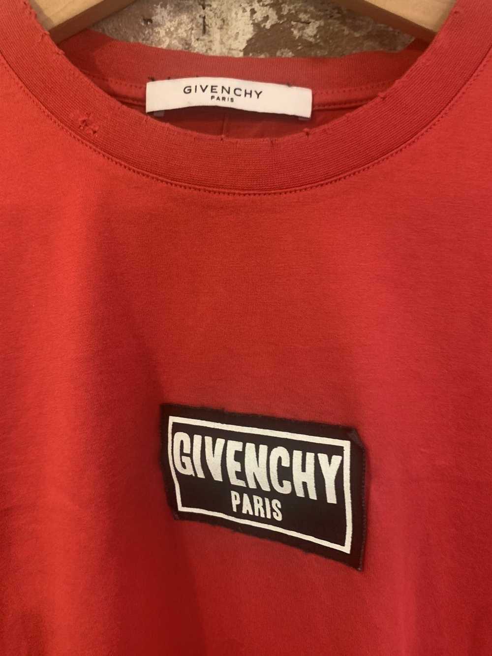 Givenchy Givenchy distressed box logo tee - image 2