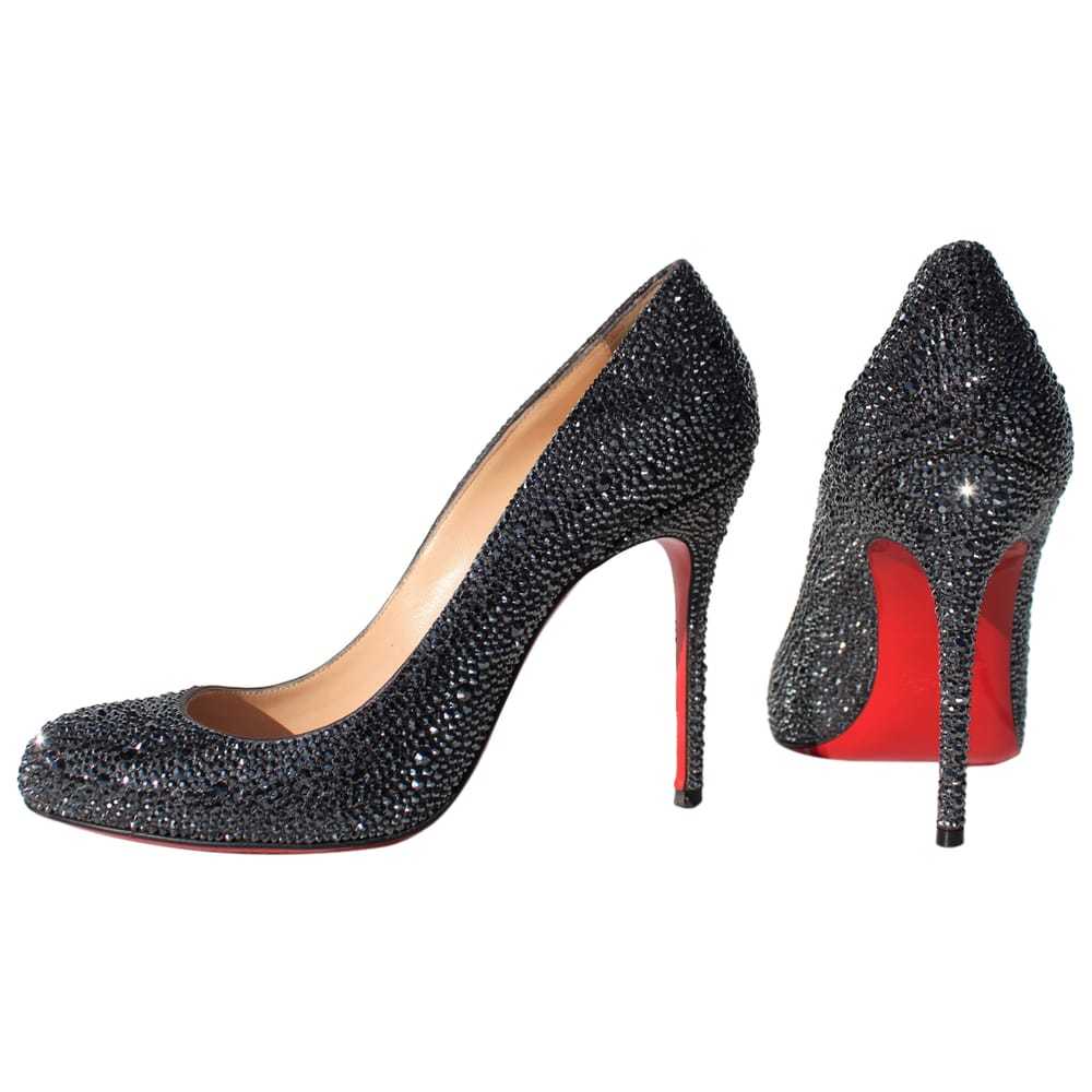 Christian Louboutin Fifi glitter heels - image 1