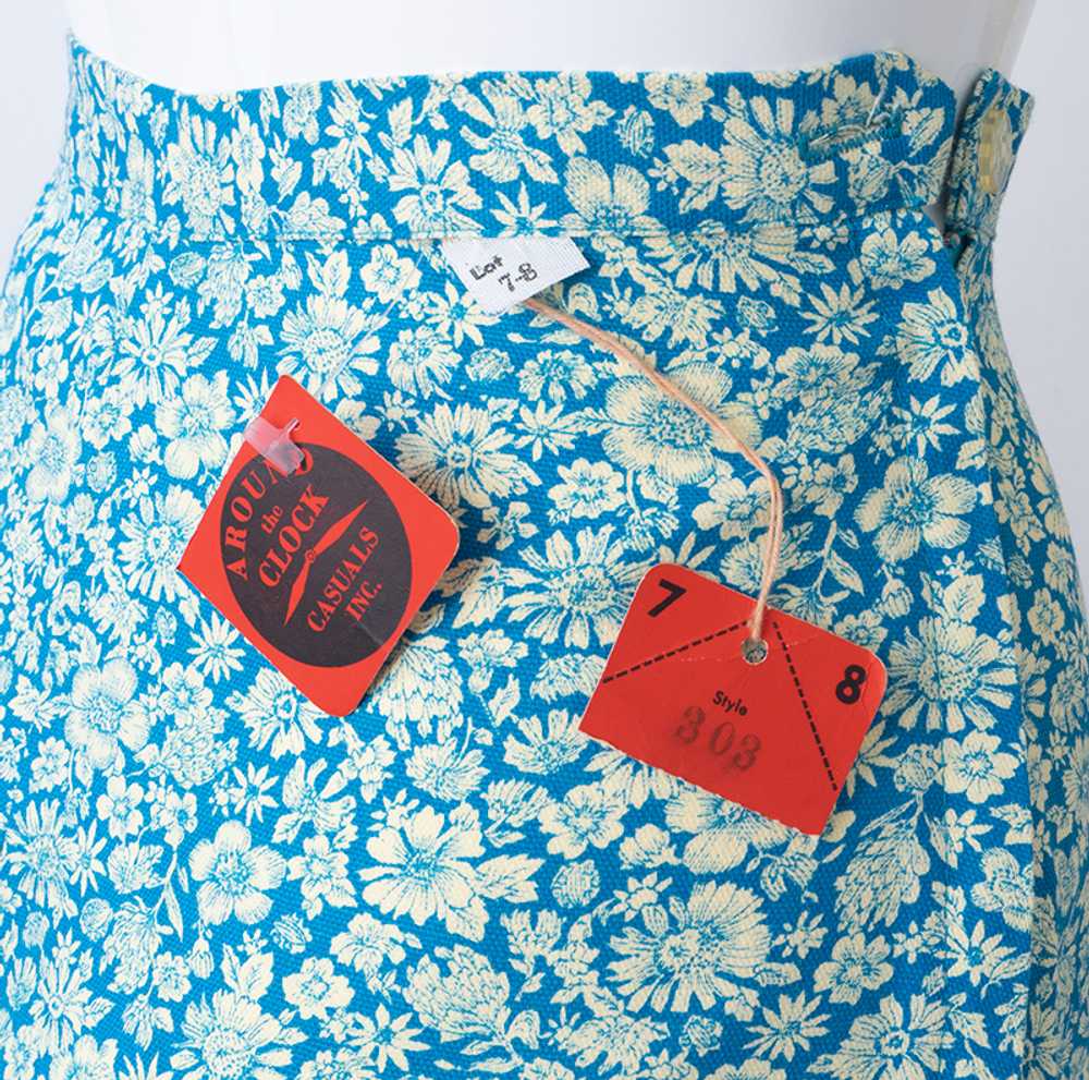 1960s Toile Print Shorts - image 3