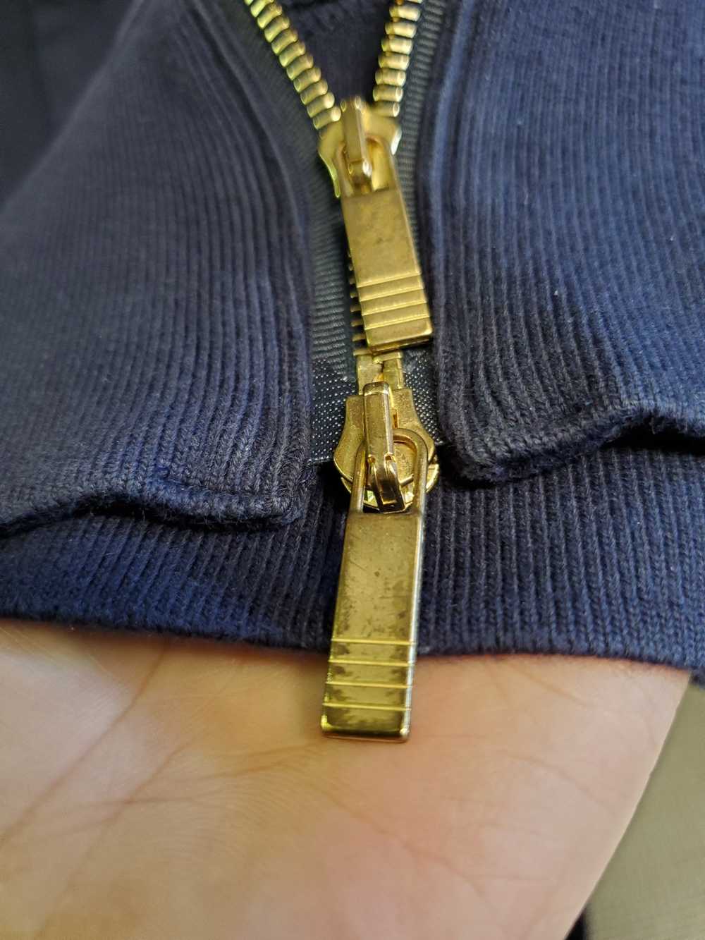 Thom Browne Navy Loopback Jersey Knit Engineered … - image 8
