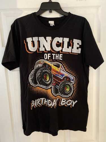 Vintage Uncle of the birthday boy four-wheel truck